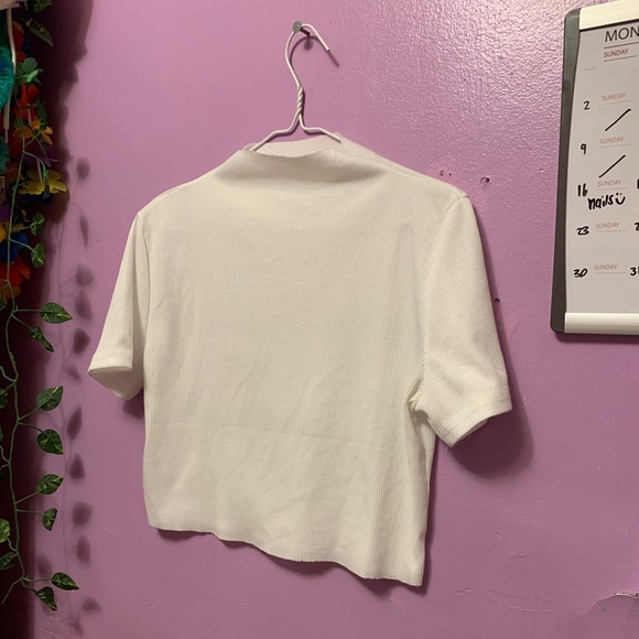 All White Crop Top from SHEIN. Size M - Picture 4 of 6